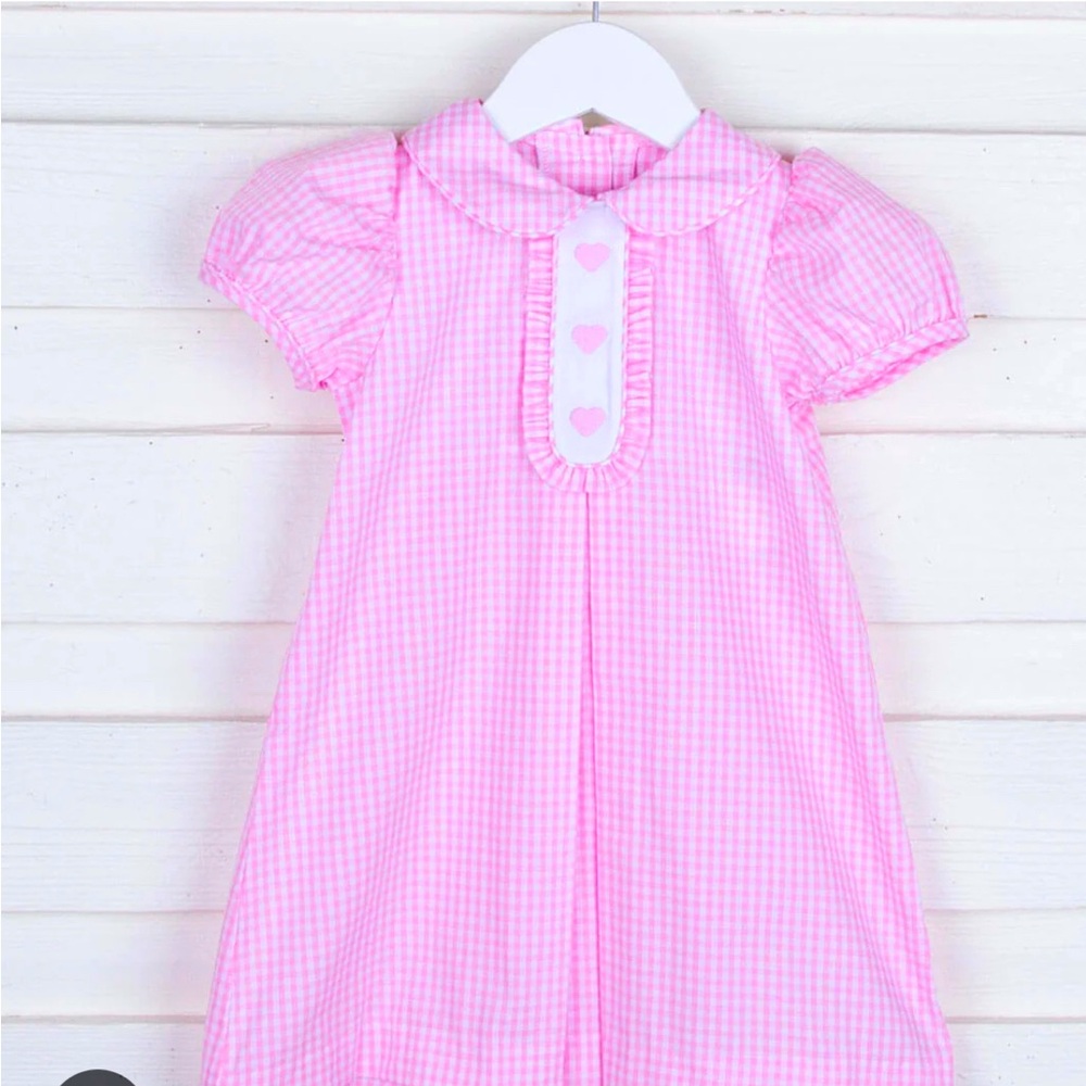 Valentines Smock- 2T Girls- Classic Whimsy